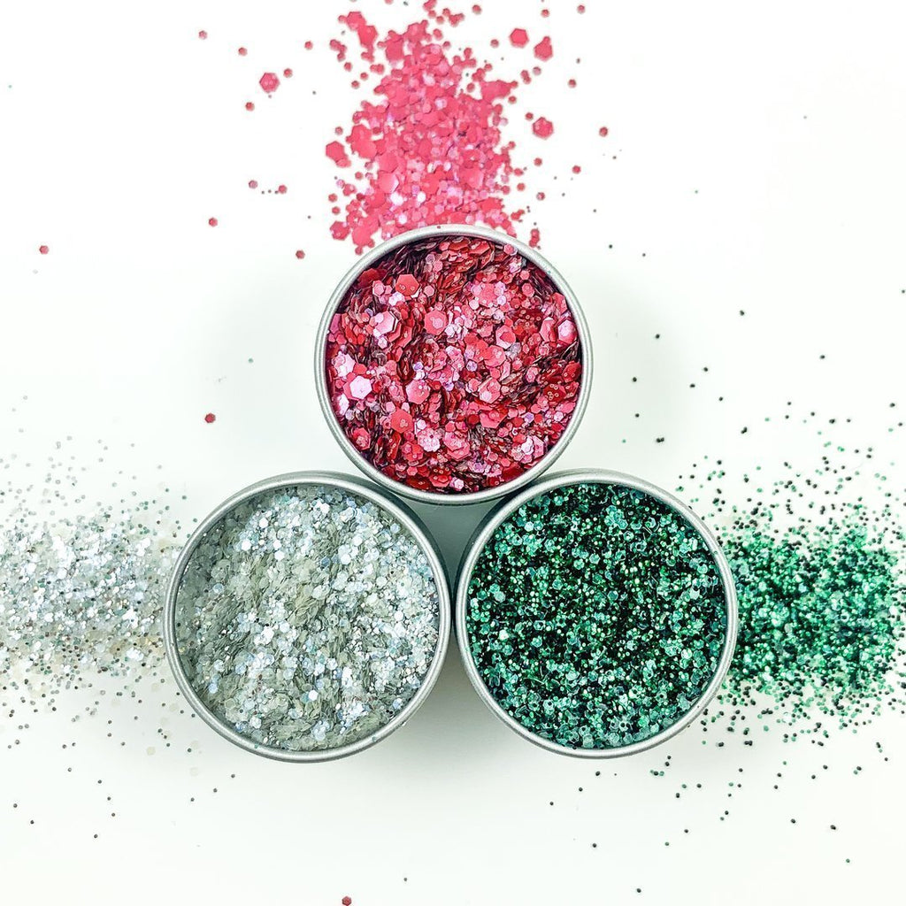 Top 5 glitter Halloween make-up looks and the biodegradable glitters you need to recreate them.